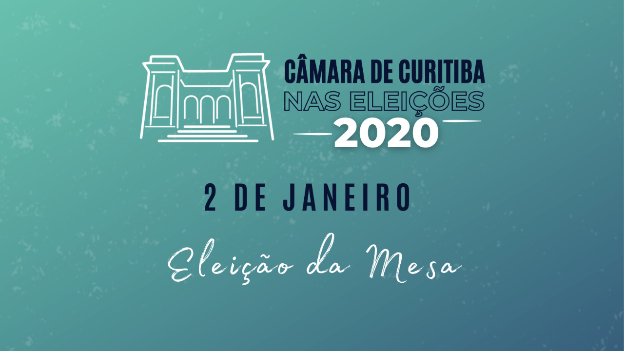 Eleição da Mesa Diretoria para o biênio 2021-2022 será presencial, às 14h do dia 2. (Arte: Michelle Stival da Rocha/CMC)