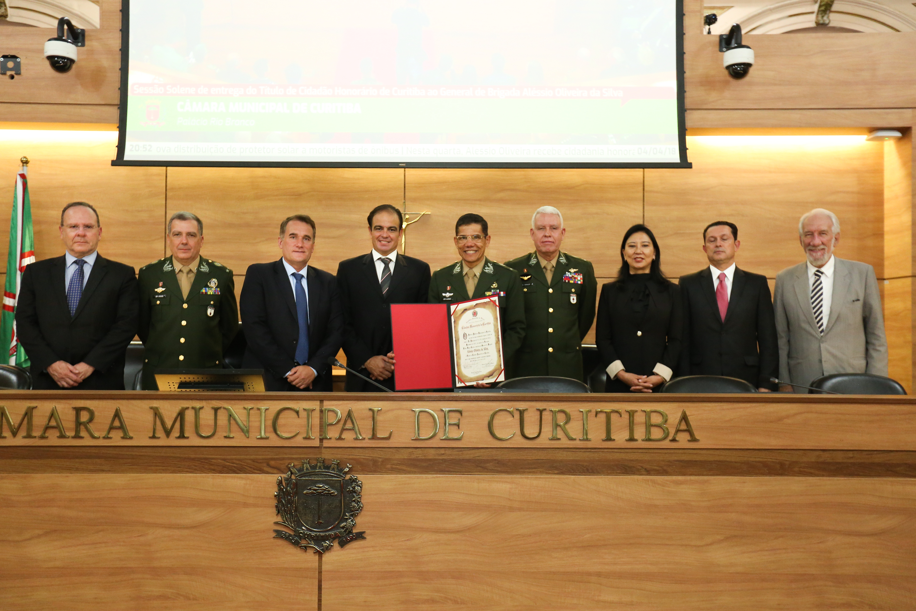 Aléssio Oliveira da Silva é novo cidadão honorário de Curitiba