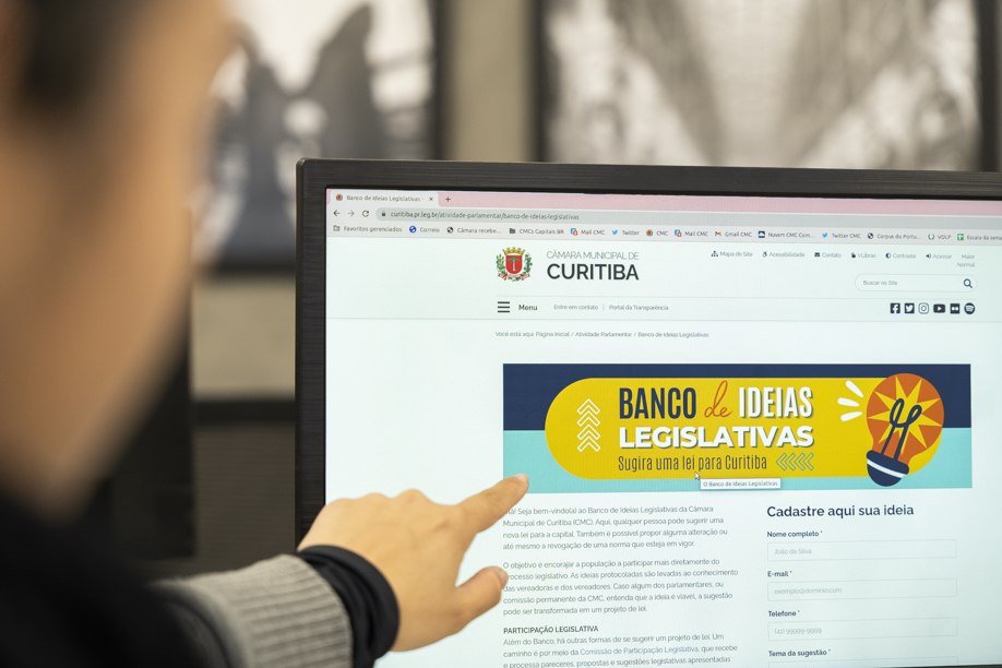 Câmara de Curitiba tem projeto inspirado no Banco de Ideias 