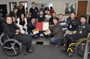 Câmara homenageia atletas do rugby em cadeira de rodas 