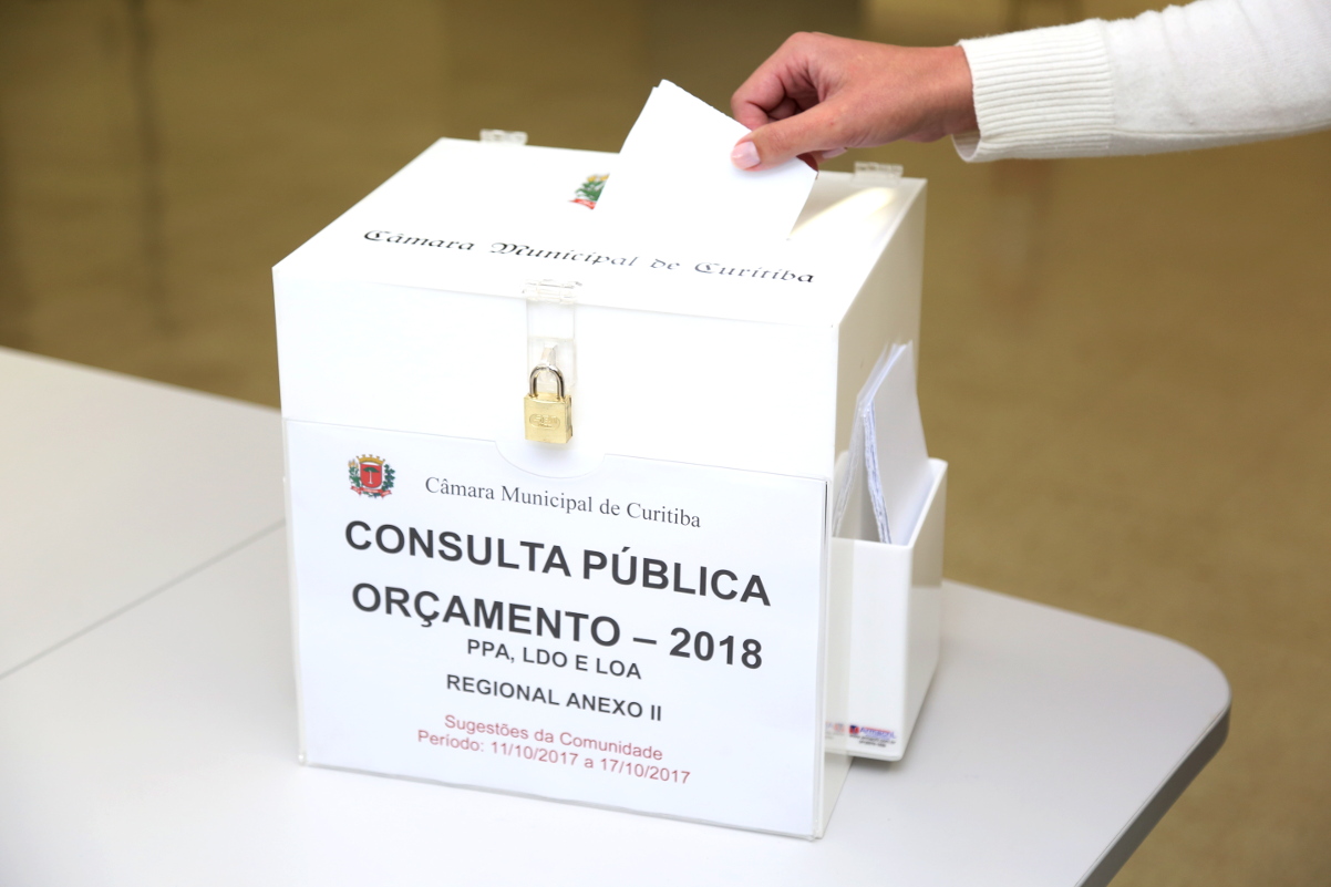 Câmara inicia consulta pública para o orçamento de 2018 