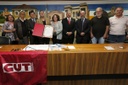 Câmara Municipal homenageia os 30 anos de fundação da CUT 
