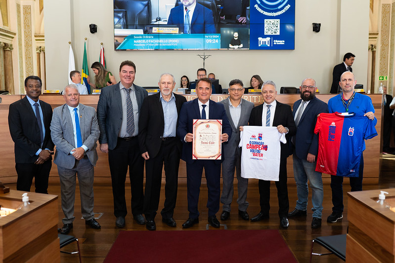 Campeão, Paraná Clube é homenageado na Câmara de Curitiba