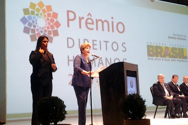 Carla Pimentel participa de entrega do Prêmio Nacional de Direitos Humanos 