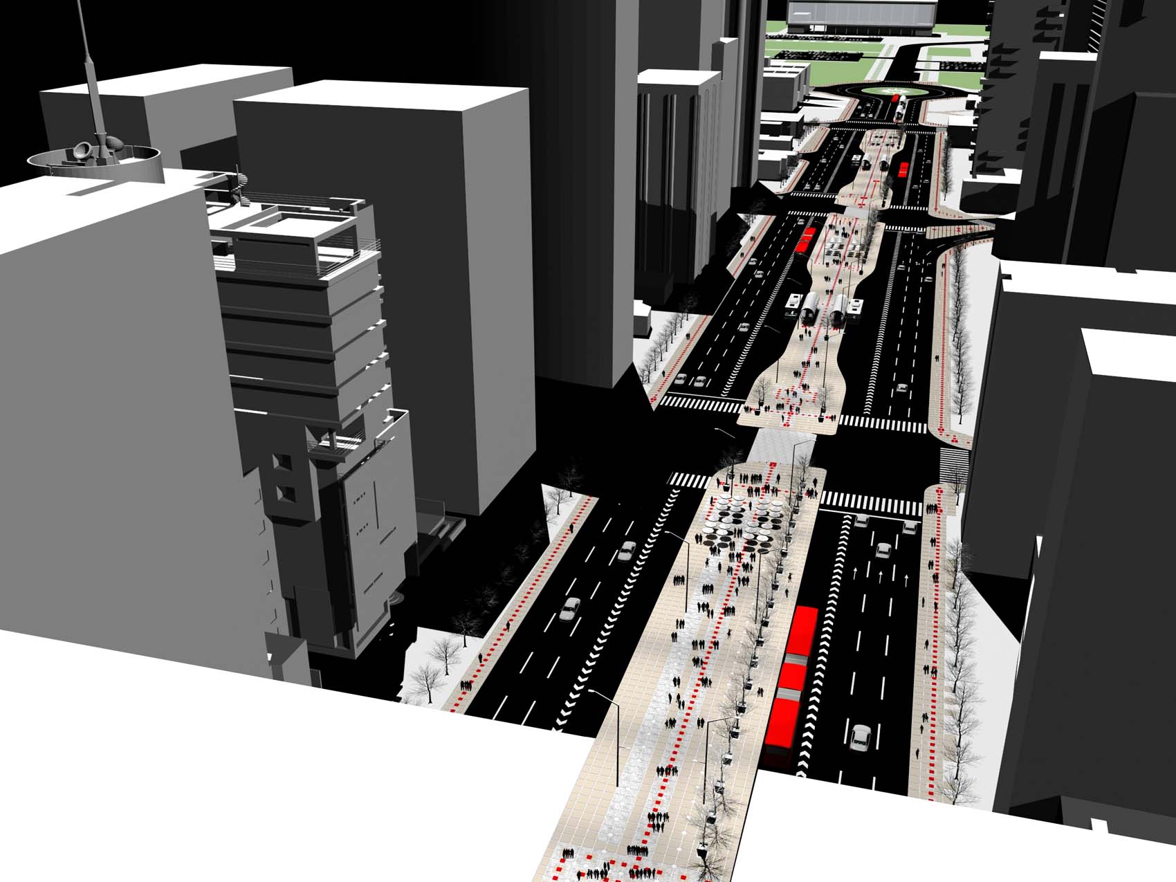 Comissão acompanhou obras para a cidade 