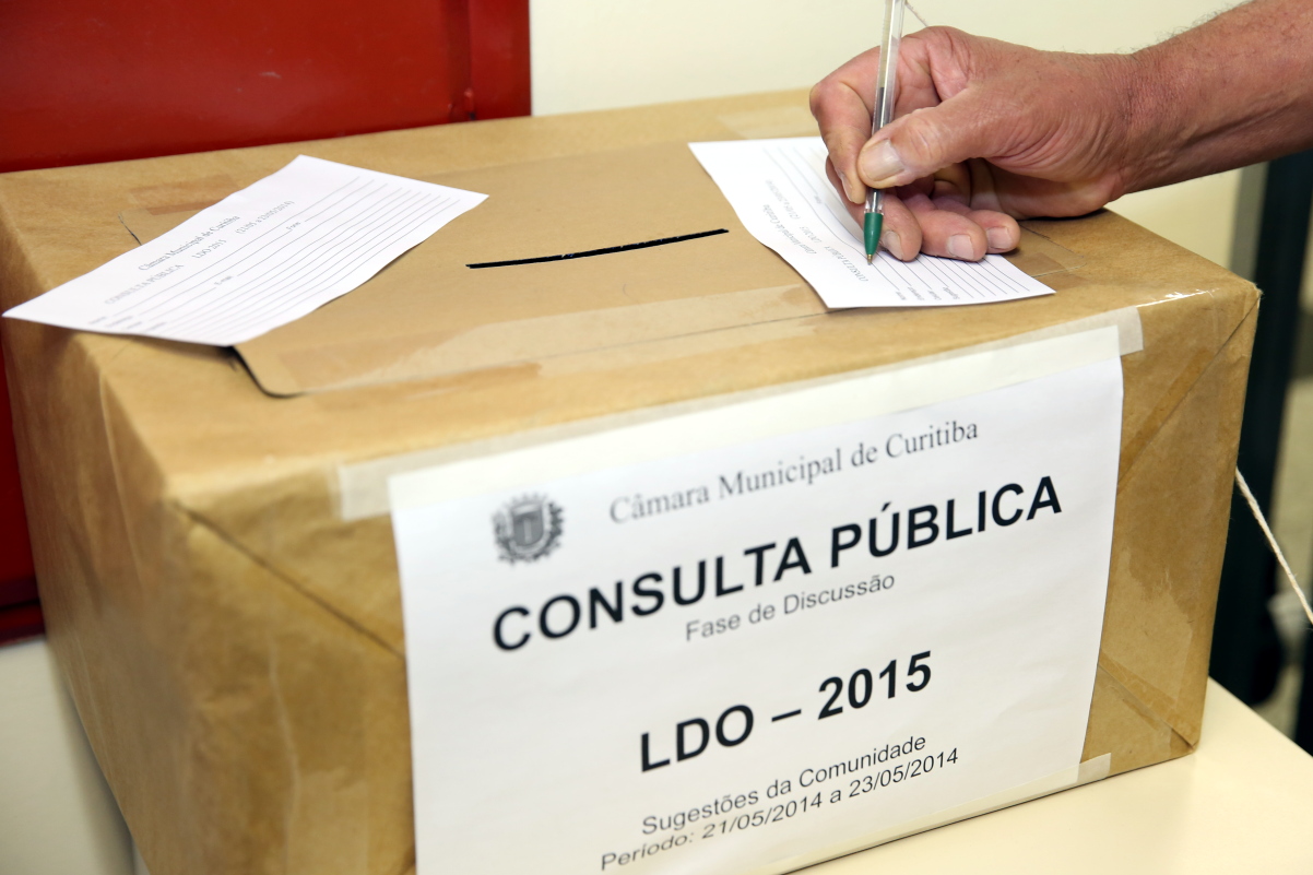 Consulta pública à LDO 2015 está aberta na Câmara e Regionais 