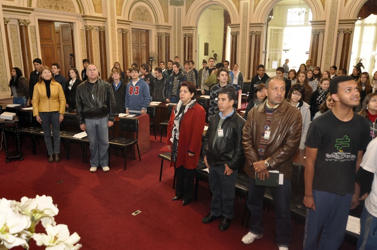 Estudantes aprendem política na Câmara 