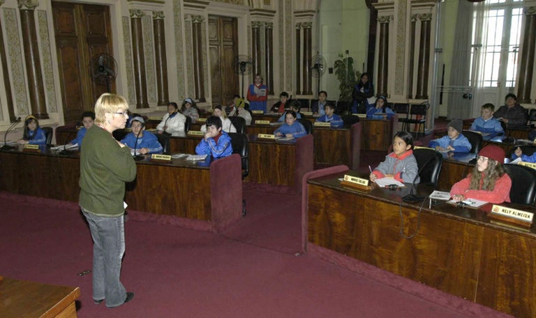 Estudantes visitam Câmara de Curitiba 