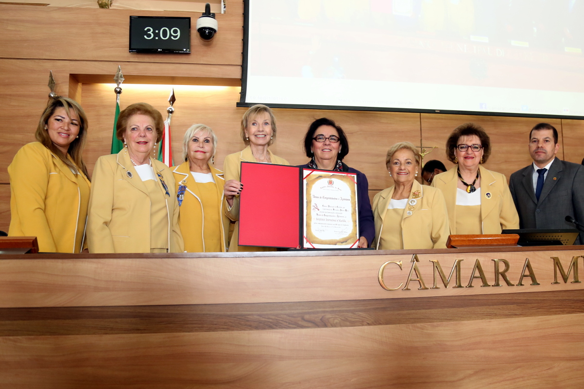 Homenageados 60 anos do Clube Soroptimista de Curitiba