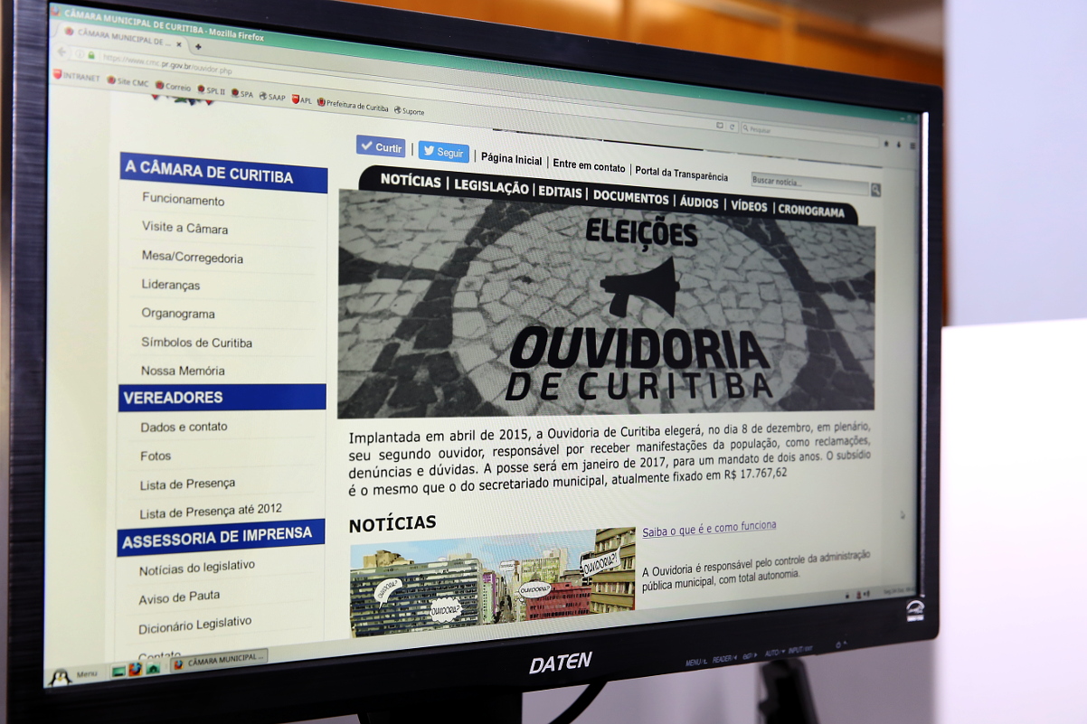 Hotsite facilita acesso às informações da eleição à Ouvidoria