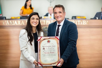 Bioengenheira Taciana Pereira é homenageada na CMC