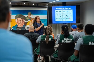 Palestra sobre dengue