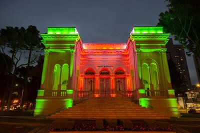 Palácio Rio Branco em clima de Natal