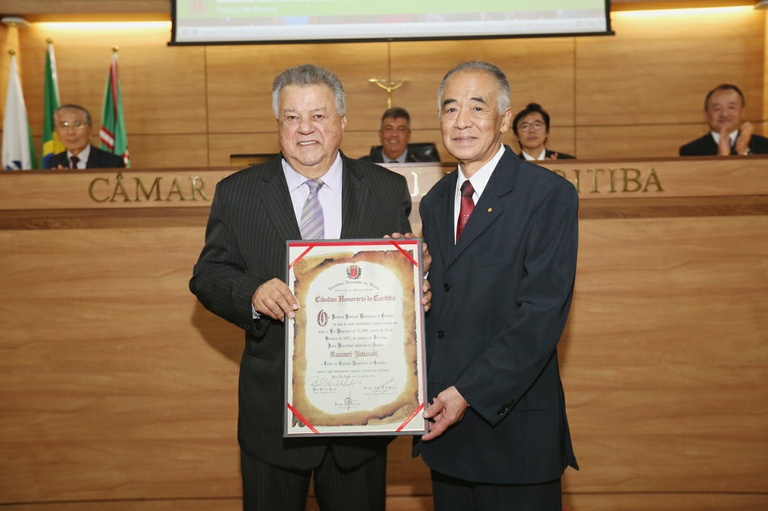 Masanori Yamasaki é cidadão honorário de Curitiba