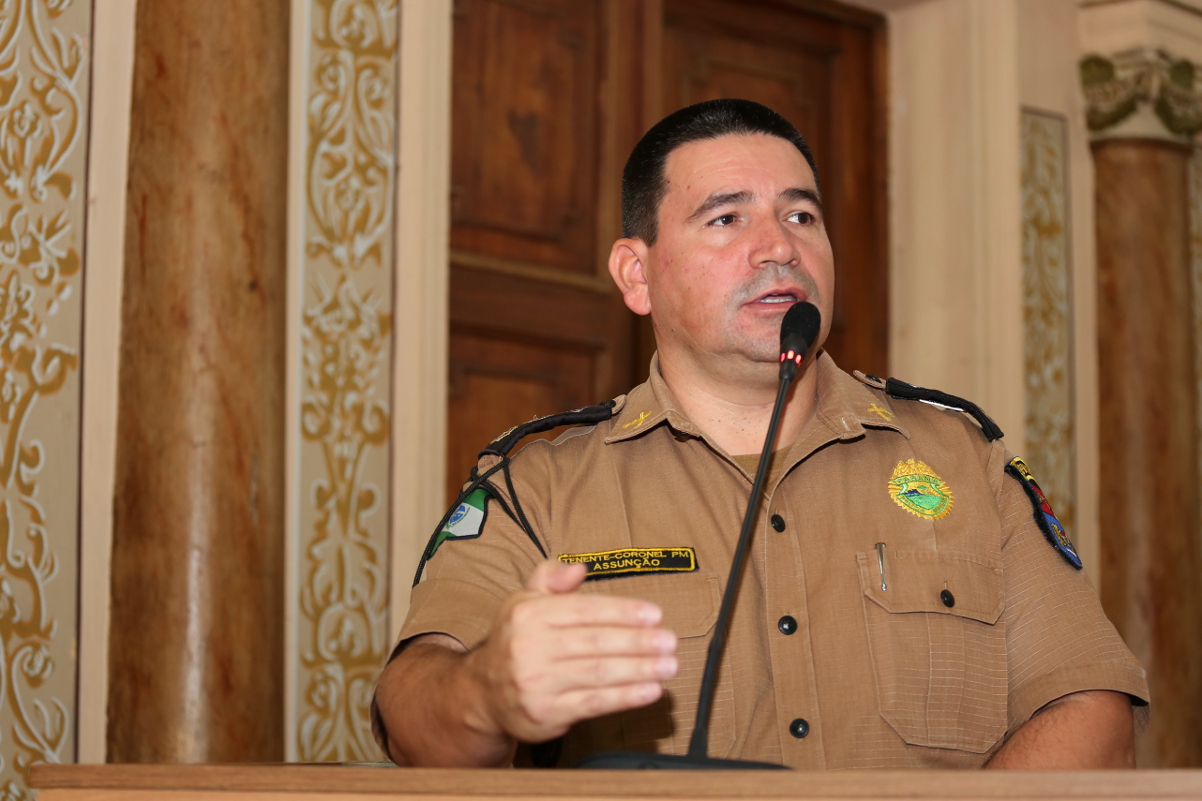 Na Câmara, comandante da PM fala sobre interação popular com policiais