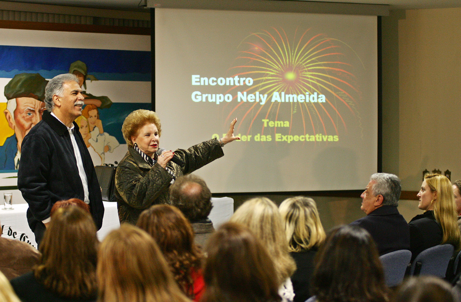 Nely apóia curso motivacional 