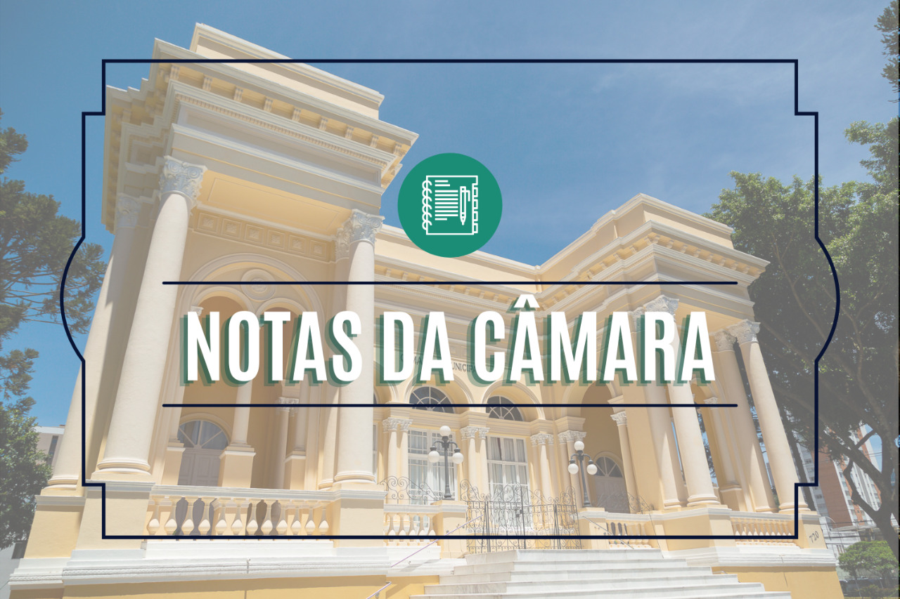 Notas da Câmara Municipal 