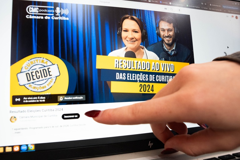 Onde acompanhar o resultado das Eleições 2024? Ao vivo na Câmara de Curitiba!