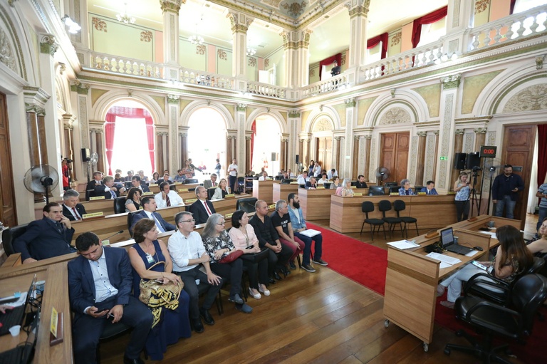 Professora Clotilde Germiniani recebe homenagem póstuma dos vereadores