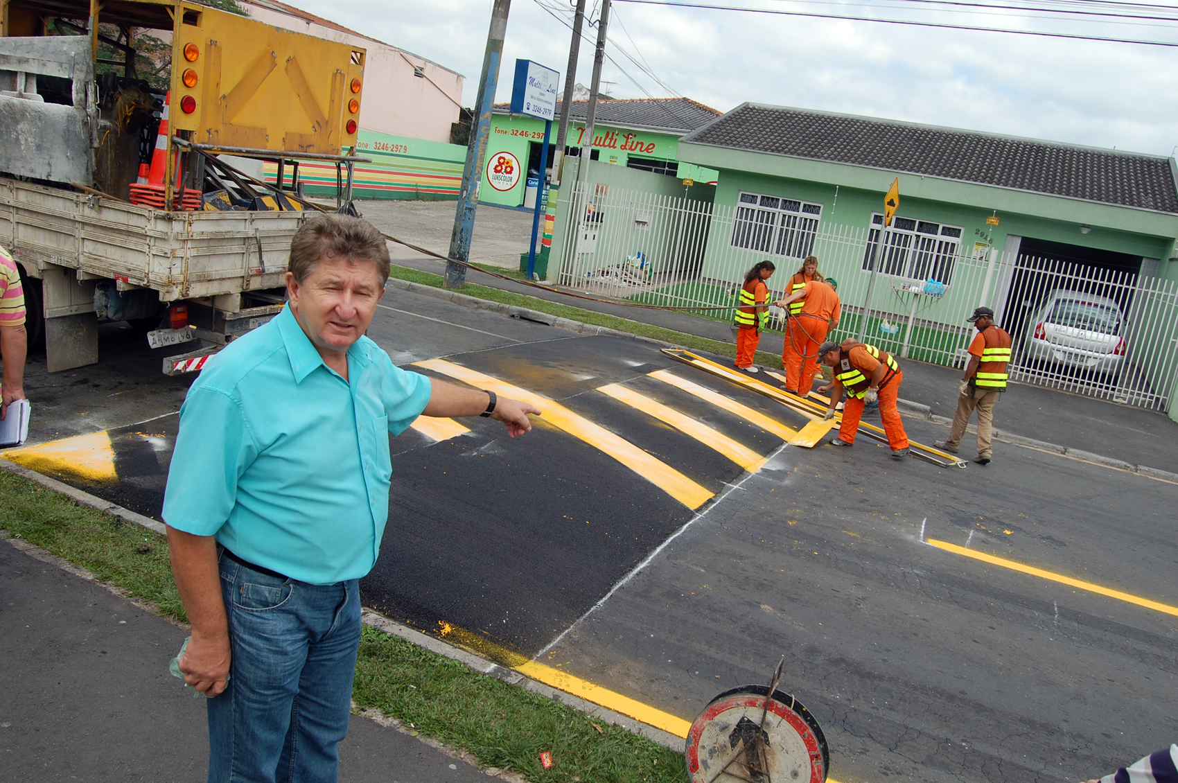 Redutor vai garantir trânsito mais seguro em bairro 