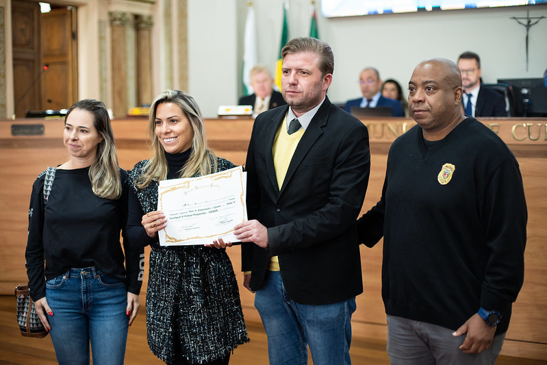 Câmara de Curitiba reconhece atuação do Sicride, da Polícia Civil