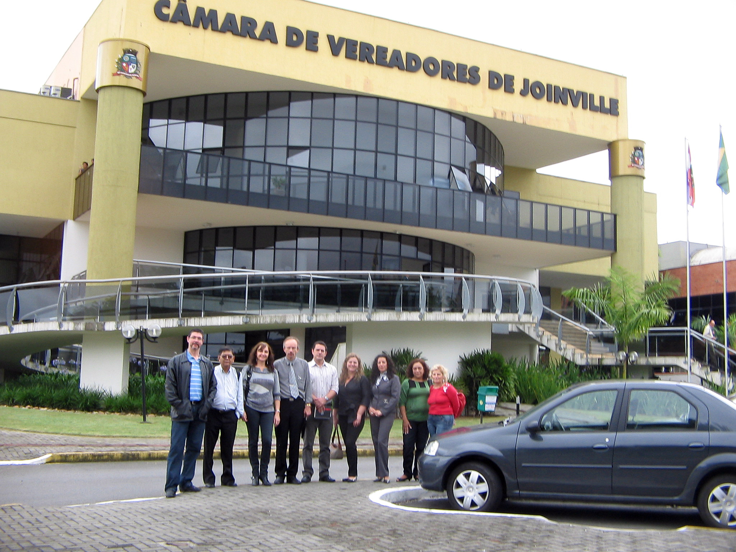 Servidores visitam a Câmara de Joinville 