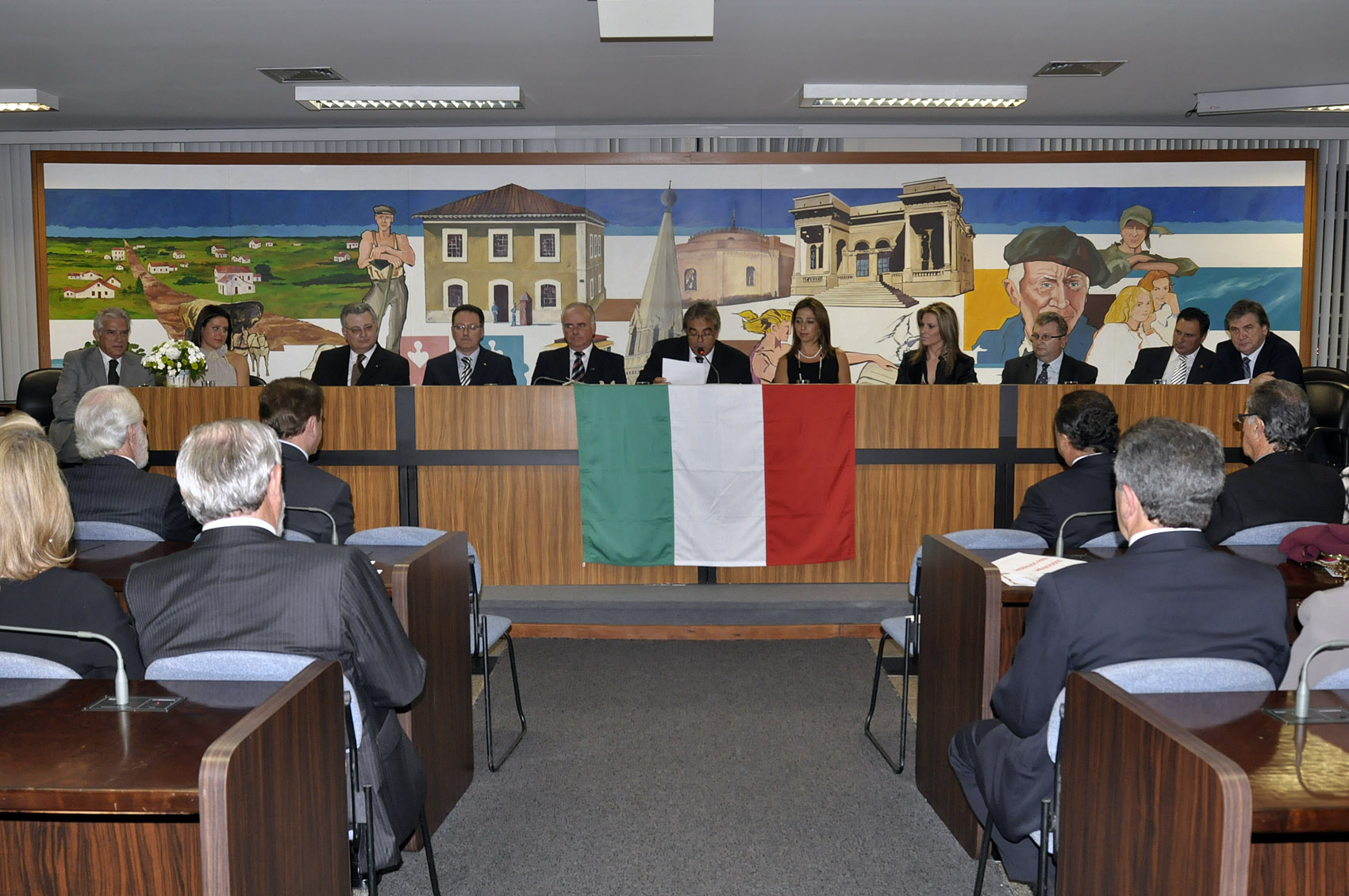 Sessão solene celebra os 150 anos de unificação da Itália 