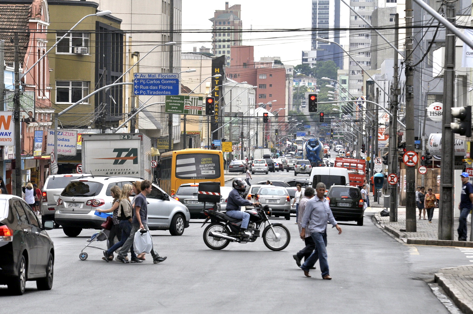 Solicitada sincronização de semáforos na região central 