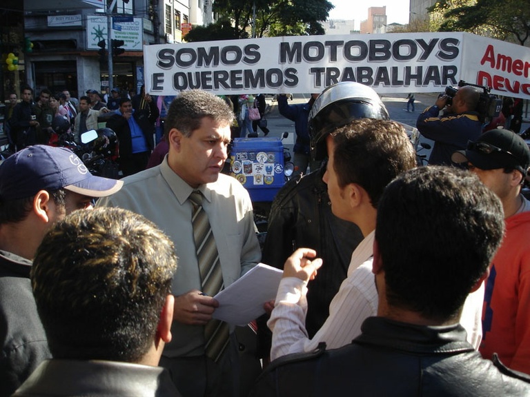 Vereador destaca ampliação de vagas para motos no centro 