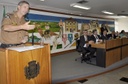 Vereadores debatem segurança com comando da PM 