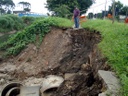 Vistoriadas ruas destruídas pela chuva 