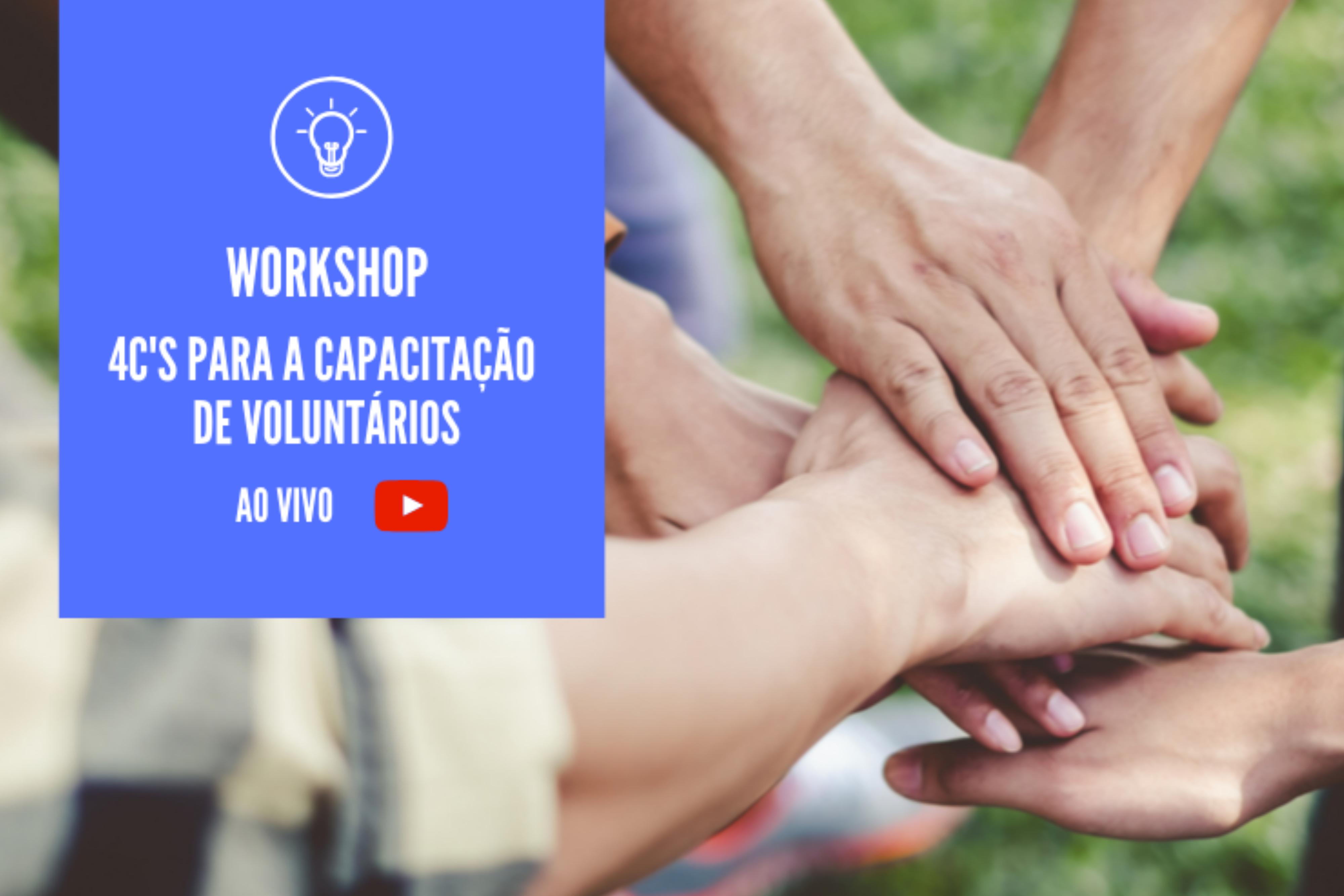 Workshop para voluntários será promovido na Câmara