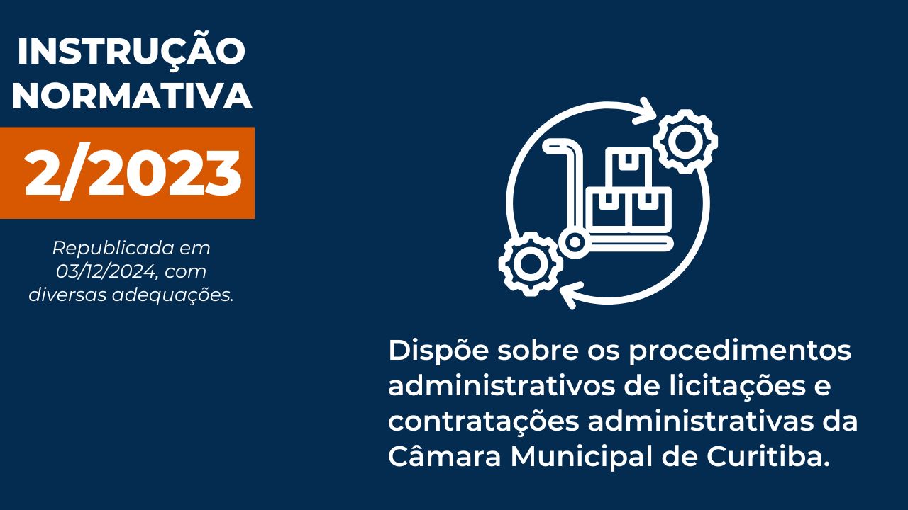 Botão Instrução Normativa 2-2023